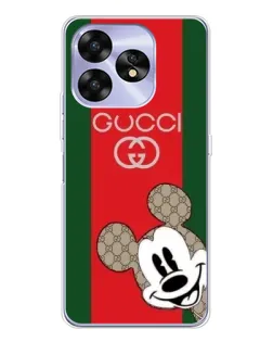 Чехол для UMIDIGI A15 с картинкой «Gucci — полосы и Микки» Чехол для UMIDIGI A15 с картинкой «Gucci — полосы и Микки»