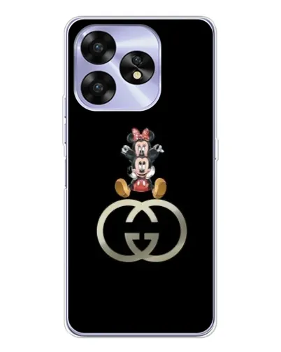 Чехол для UMIDIGI A15 с картинкой «Минни Маус на лого» Чехол для UMIDIGI A15 с картинкой «Минни Маус на лого»