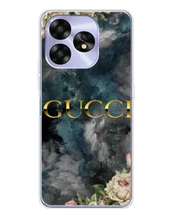 Чехол для UMIDIGI A15 с картинкой «Абстрактные цветы Gucci» Чехол для UMIDIGI A15 с картинкой «Абстрактные цветы Gucci»