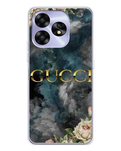Чехол для UMIDIGI A15 с картинкой «Абстрактные цветы Gucci» Чехол для UMIDIGI A15 с картинкой «Абстрактные цветы Gucci»