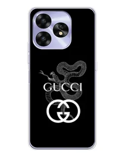 Чехол для UMIDIGI A15 с картинкой «Gucci — серебряная змея» Чехол для UMIDIGI A15 с картинкой «Gucci — серебряная змея»