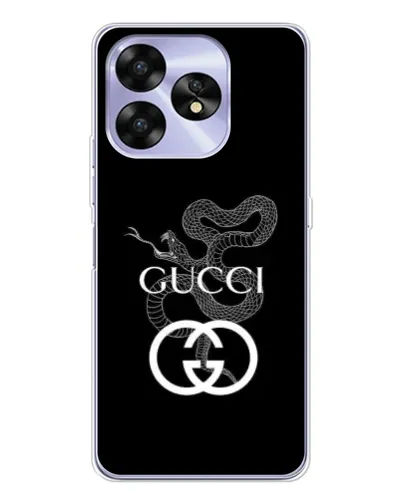 Чехол для UMIDIGI A15 с картинкой «Gucci — серебряная змея» Чехол для UMIDIGI A15 с картинкой «Gucci — серебряная змея»