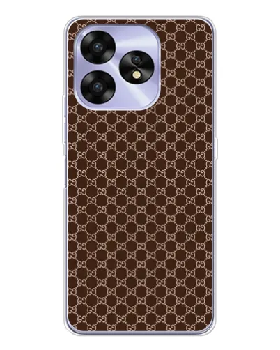 Чехол для UMIDIGI A15 с картинкой «Gucci — шоколадная сетка» Чехол для UMIDIGI A15 с картинкой «Gucci — шоколадная сетка»