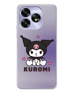 Чехол для UMIDIGI A15 с картинкой «Kuromi — фиолетовый арт» Чехол для UMIDIGI A15 с картинкой «Kuromi — фиолетовый арт»
