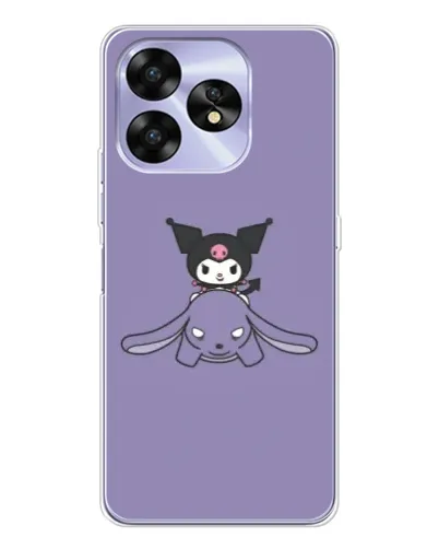 Чехол для UMIDIGI A15 с картинкой «Kuromi на лиловом фоне» Чехол для UMIDIGI A15 с картинкой «Kuromi на лиловом фоне»