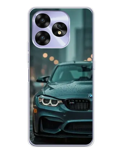 Чехол для UMIDIGI A15 с картинкой «BMW в огнях города»