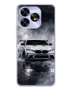 Чехол для UMIDIGI A15 с картинкой «BMW сквозь туман» Чехол для UMIDIGI A15 с картинкой «BMW сквозь туман»