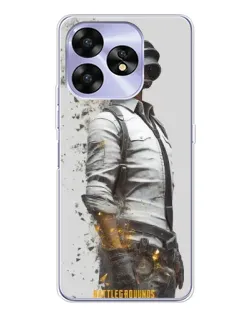 Чехол для UMIDIGI A15 с картинкой «PUBG — боец в пыли»