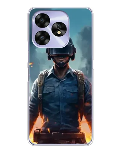 Чехол для UMIDIGI A15 с картинкой «PUBG — реалистичный герой» Чехол для UMIDIGI A15 с картинкой «PUBG — реалистичный герой»