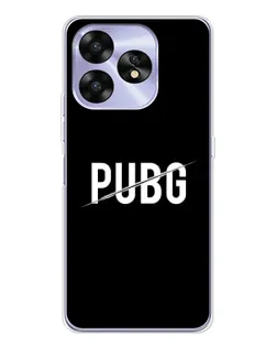 Чехол для UMIDIGI A15 с картинкой «PUBG — белый логотип»
