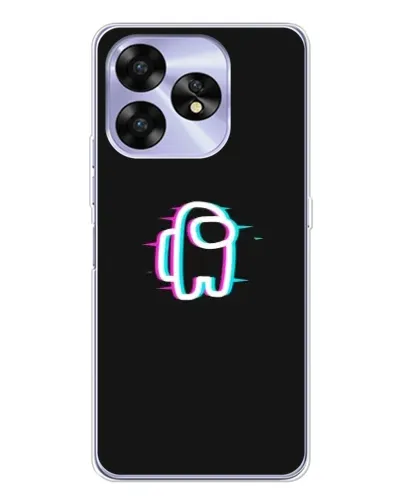 Чехол для UMIDIGI A15 с картинкой «Among Us неон» Чехол для UMIDIGI A15 с картинкой «Among Us неон»