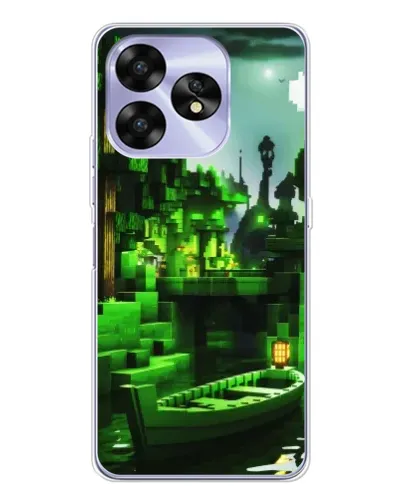 Чехол для UMIDIGI A15 с картинкой «Minecraft лесной пейзаж» Чехол для UMIDIGI A15 с картинкой «Minecraft лесной пейзаж»