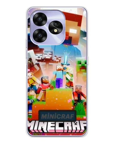 Чехол для UMIDIGI A15 с картинкой «Minecraft герои игры» Чехол для UMIDIGI A15 с картинкой «Minecraft герои игры»