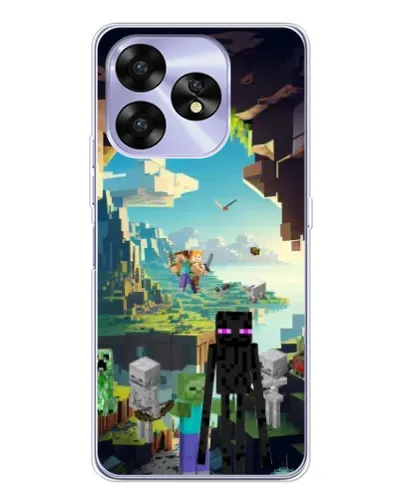 Чехол для UMIDIGI A15 с картинкой «Эндермен в лесу» Чехол для UMIDIGI A15 с картинкой «Эндермен в лесу»