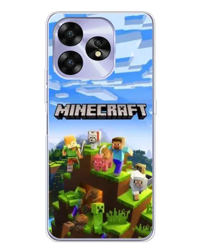 Чехол для UMIDIGI A15 с картинкой «Minecraft классический мир» Чехол для UMIDIGI A15 с картинкой «Minecraft классический мир»