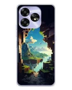 Чехол для UMIDIGI A15 с картинкой «Вид из пещеры» Чехол для UMIDIGI A15 с картинкой «Вид из пещеры»