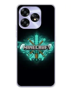Чехол для UMIDIGI A15 с картинкой «Minecraft Diamond лого» Чехол для UMIDIGI A15 с картинкой «Minecraft Diamond лого»