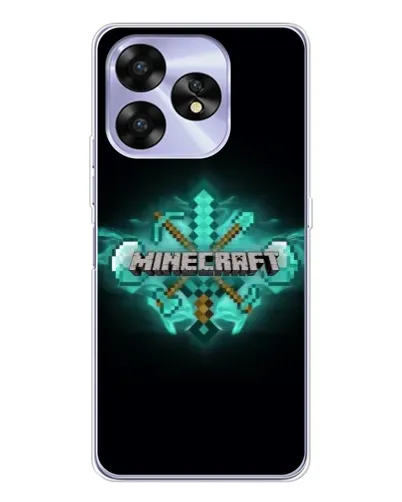 Чехол для UMIDIGI A15 с картинкой «Minecraft Diamond лого» Чехол для UMIDIGI A15 с картинкой «Minecraft Diamond лого»