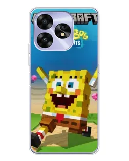 Чехол для UMIDIGI A15 с картинкой «Губка Боб Minecraft» Чехол для UMIDIGI A15 с картинкой «Губка Боб Minecraft»