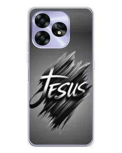 Чехол для UMIDIGI A15 с картинкой «Надпись Jesus Graffiti»
