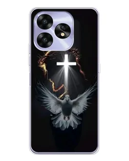 Чехол для UMIDIGI A15 с картинкой «Голубь и Свет»