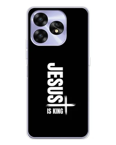 Чехол для UMIDIGI A15 с картинкой «Вертикаль веры Jesus»