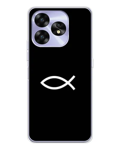 Чехол для UMIDIGI A15 с картинкой «Символ рыбы Jesus» Чехол для UMIDIGI A15 с картинкой «Символ рыбы Jesus»