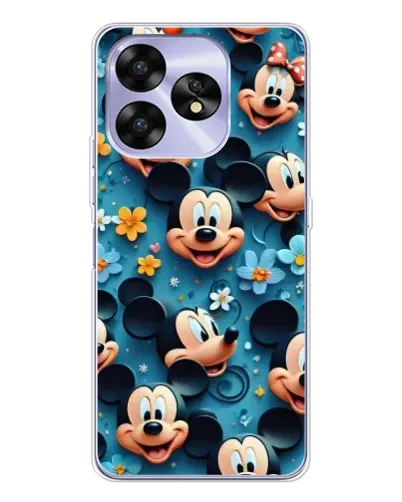 Чехол для UMIDIGI A15 с картинкой «Паттерн Микки и Минни» Чехол для UMIDIGI A15 с картинкой «Паттерн Микки и Минни»