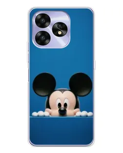 Чехол для UMIDIGI A15 с картинкой «Микки выглядывает»