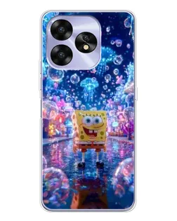 Чехол для UMIDIGI A15 с картинкой «Неоновый океан»