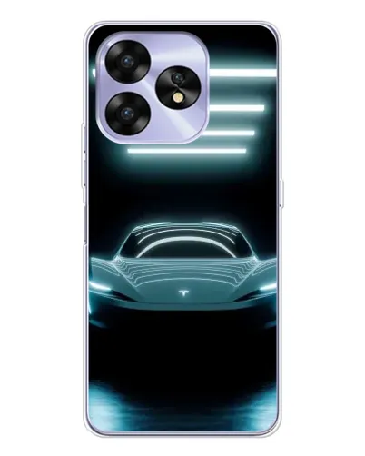 Чехол для UMIDIGI A15 с картинкой «Tesla в неоне» Чехол для UMIDIGI A15 с картинкой «Tesla в неоне»