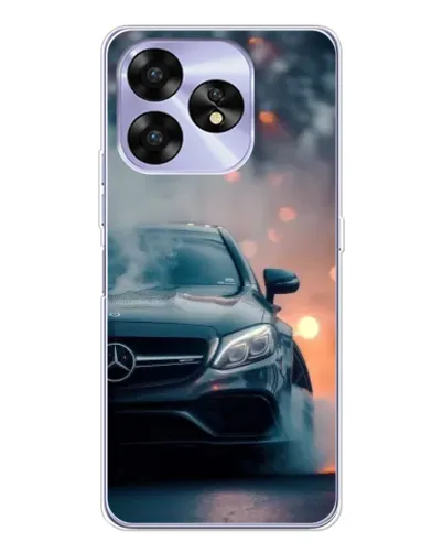 Чехол для UMIDIGI A15 с картинкой «Mercedes — ночной город» Чехол для UMIDIGI A15 с картинкой «Mercedes — ночной город»