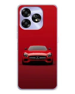 Чехол для UMIDIGI A15 с картинкой «Красный Mercedes AMG»