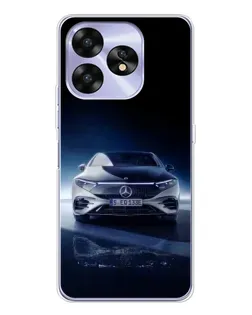 Чехол для UMIDIGI A15 с картинкой «Ночной Mercedes EQ»