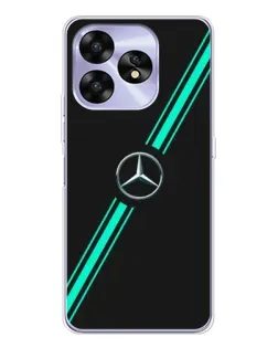 Чехол для UMIDIGI A15 с картинкой «Спортивные линии Mercedes» Чехол для UMIDIGI A15 с картинкой «Спортивные линии Mercedes»