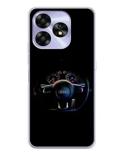 Чехол для UMIDIGI A15 с картинкой «Салон Audi — руль» Чехол для UMIDIGI A15 с картинкой «Салон Audi — руль»