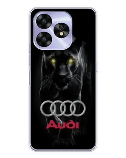 Чехол для UMIDIGI A15 с картинкой «Пантера и Audi»