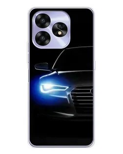 Чехол для UMIDIGI A15 с картинкой «Неоновый взгляд Audi» Чехол для UMIDIGI A15 с картинкой «Неоновый взгляд Audi»