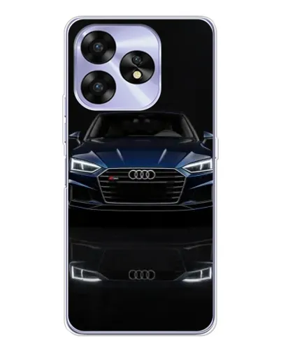 Чехол для UMIDIGI A15 с картинкой «Audi — ночное отражение»
