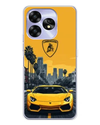 Чехол для UMIDIGI A15 с картинкой «Желтый Lamborghini город» Чехол для UMIDIGI A15 с картинкой «Желтый Lamborghini город»