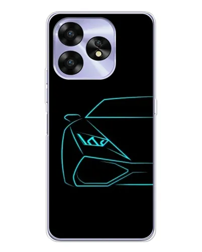 Чехол для UMIDIGI A15 с картинкой «Голубой силуэт Lamborghini» Чехол для UMIDIGI A15 с картинкой «Голубой силуэт Lamborghini»