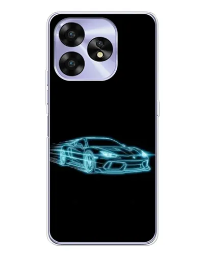 Чехол для UMIDIGI A15 с картинкой «Неоновый контур Lamborghini» Чехол для UMIDIGI A15 с картинкой «Неоновый контур Lamborghini»