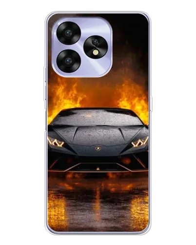 Чехол для UMIDIGI A15 с картинкой «Lamborghini в огне» Чехол для UMIDIGI A15 с картинкой «Lamborghini в огне»