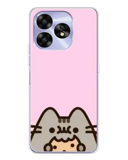 Чехол для UMIDIGI A15 с картинкой «Pusheen и печенье» Чехол для UMIDIGI A15 с картинкой «Pusheen и печенье»