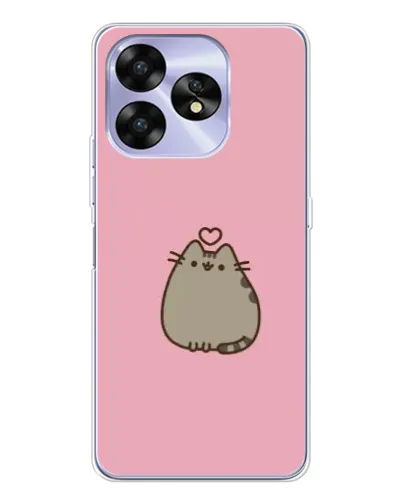 Чехол для UMIDIGI A15 с картинкой «Pusheen сердце» Чехол для UMIDIGI A15 с картинкой «Pusheen сердце»