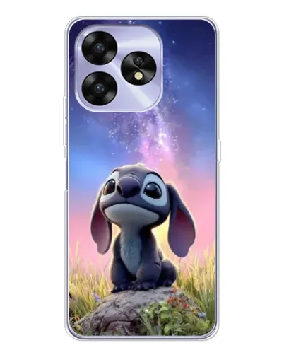 Чехол для UMIDIGI A15 с картинкой «Стич на рассвете»