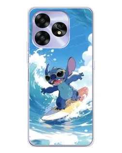 Чехол для UMIDIGI A15 с картинкой «Стич на волне»