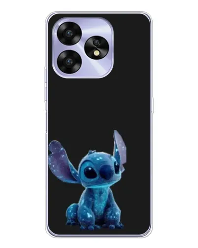 Чехол для UMIDIGI A15 с картинкой «Стич на черном»