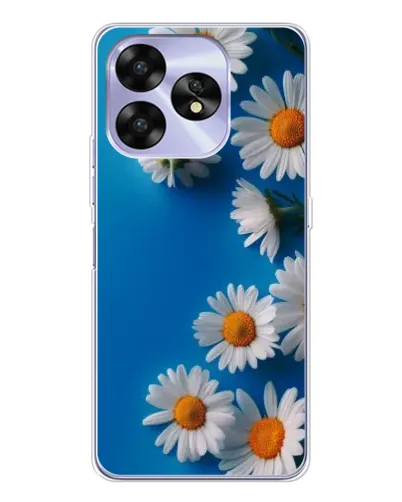 Чехол для UMIDIGI A15 с картинкой «Белоснежные маргаритки»