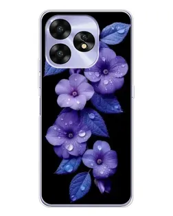Чехол для UMIDIGI A15 с картинкой «Фиолетовые цветы с росою» Чехол для UMIDIGI A15 с картинкой «Фиолетовые цветы с росою»
